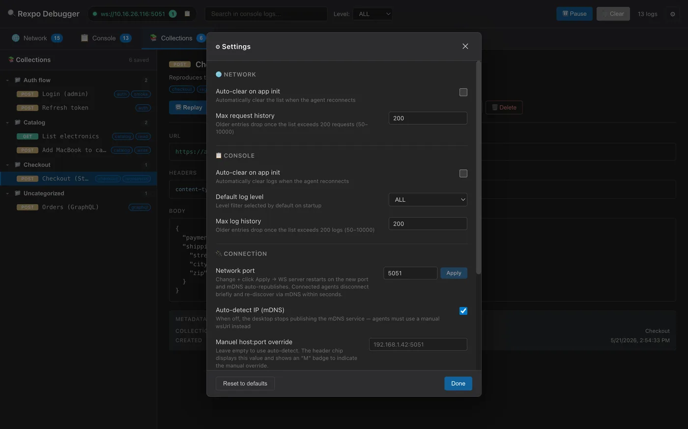 Settings & UX